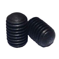 SSS3434OP 3/4"-10 X 3/4" Socket Set Screw, Oval Point, Coarse, Alloy, Black Oxide